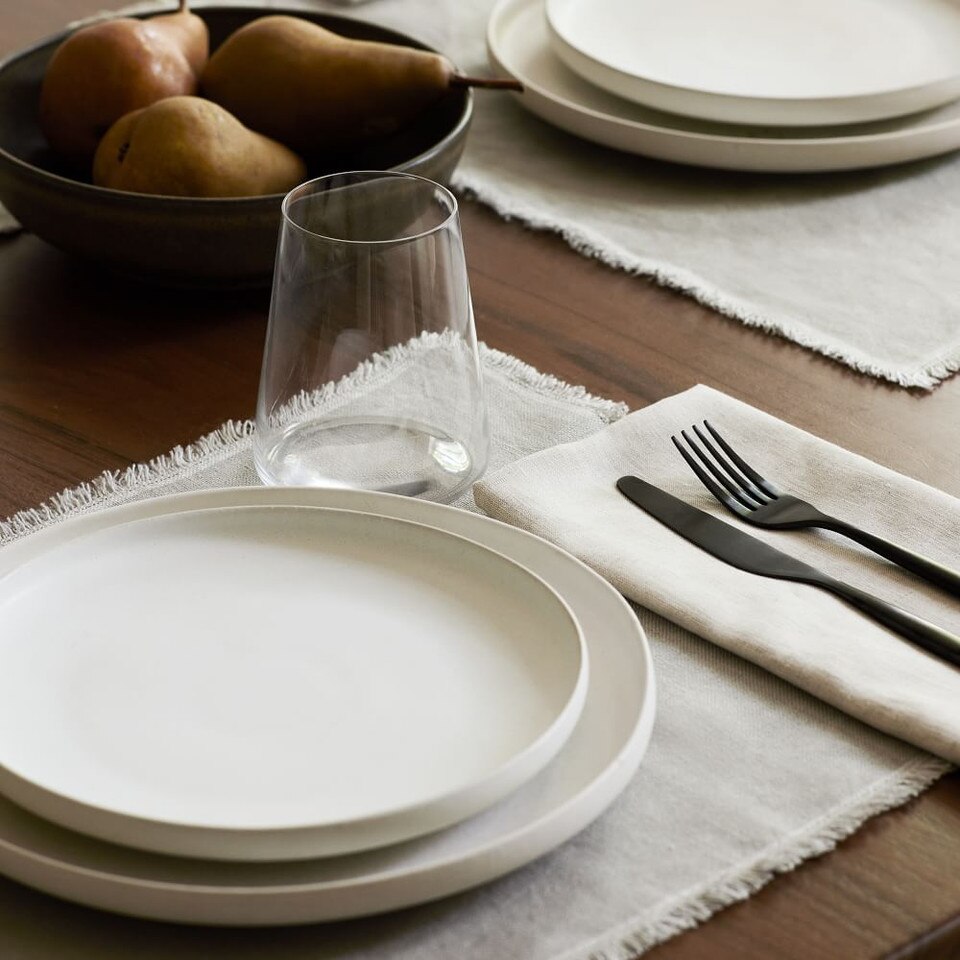 Kanto Matte Glaze Dinner Plates West Elm Australia